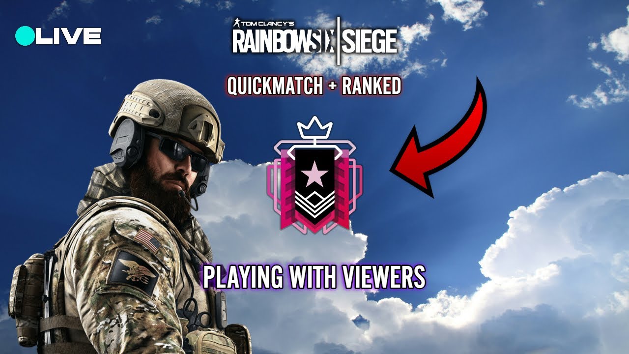 QUICKMATCH + RANKED!! - SIEGE X LIVE!! | #R6SLIVE #R6QUICKMATCH #R6RANK ...