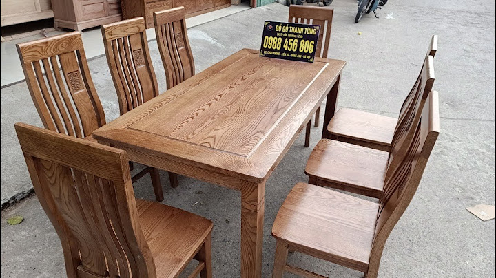 Bàn ghế bằng gỗ tự nhiên bán bao nhiêu tiền năm 2024
