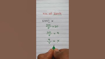 How to find number of zero
