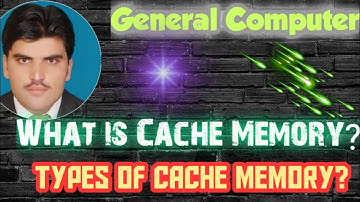 What is Cache memory| Types of Cache | How Cache  Works | Urdu Tutorial