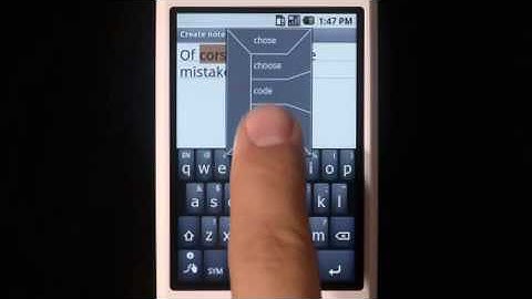Swype on my touch side 3G