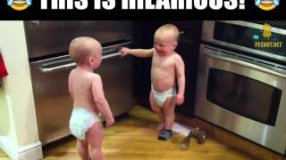 Twin Babies Arguing (With Subtitles)