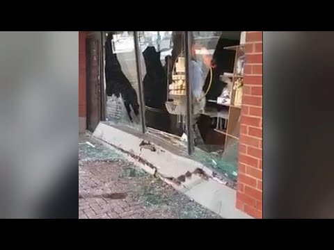 Ontario bakery says driver got nails done after smashing into front of store