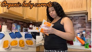 Making my son some ORGANIC BABY CARROTS | Organic BABY VEGGIES