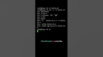 Hide your source code and prevent future modifications to your shell scripts in #linux