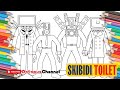 Skibidi Toilet: A Colorful Comedy Adventure | Octopus Channel Coloring