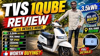 ⚡ TVS iQube 3.5kWh Review – All Details Here! ⚡#electricscooter 