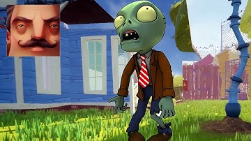 Hello Neighbor - New Neighbor Plant Vs Zombie PvZ Zombie Act 2 Random Gameplay Walkthrough