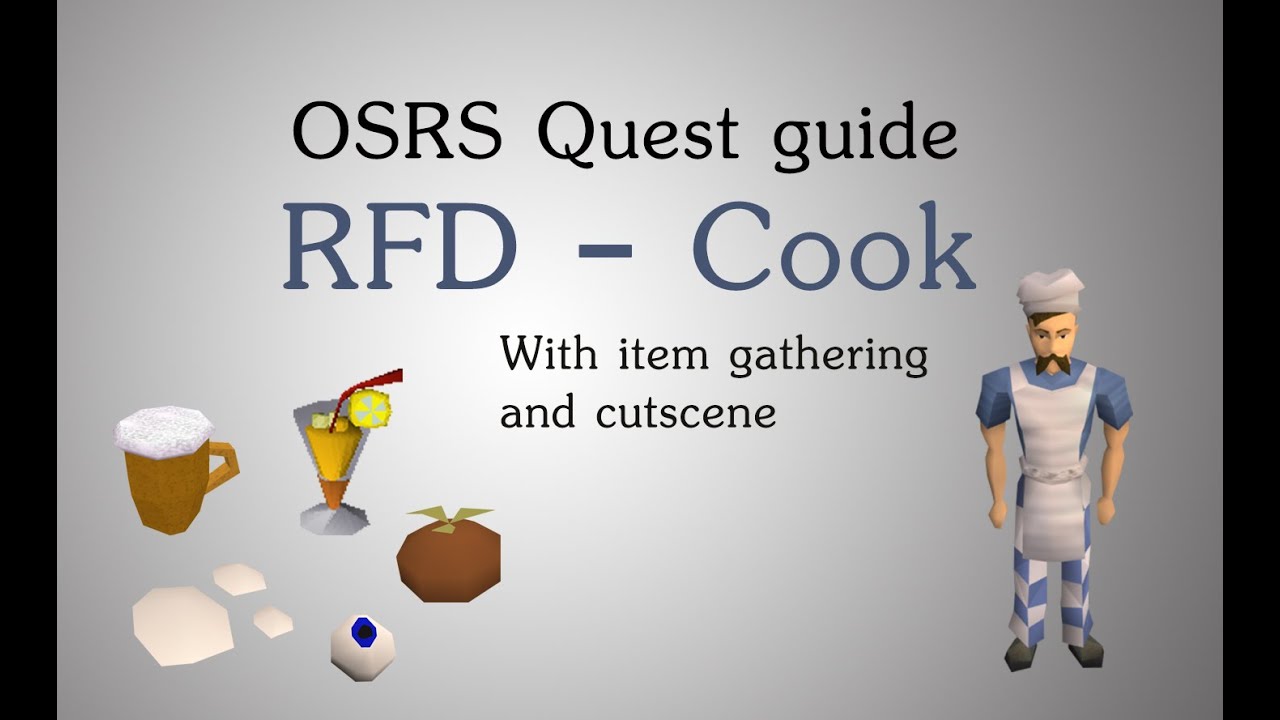 [OSRS] Recipe for disaster - Cook quest guide - YouTube