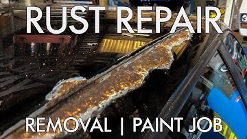 Restoring A Rusty Car Roof In 6 Minutes