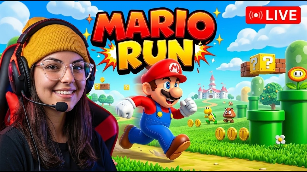 🔴 MARIO RUN LIVE 🍄 | High Score Challenge 🏆 | Endless Gameplay 🎮 - YouTube