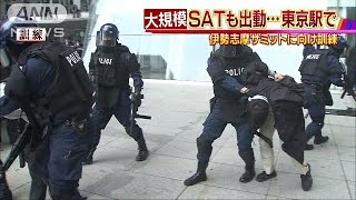 SATが出動、閃光弾を投げて突入・・・東京駅でテロ訓練(16/03/28) screenshot 4