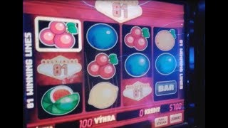 Live play on Multiplay 81 (Multi lotto) slot machine HIGH LIMIT - NICE WIN! - quick hit