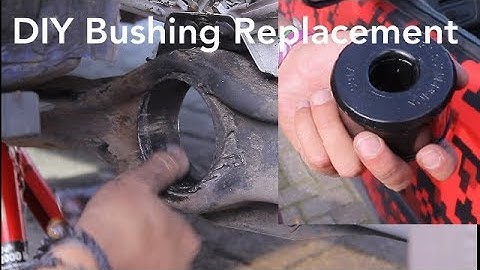 How to install a polyurethane trailing arm bushing