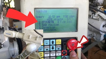 Hướng Dẫn Cách Vận Hành Robot Hàn PANASONIC