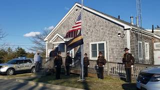 Dukes County Sheriff's Honor Guard Honors WCSO Dispatcher Robert Pasquale, Jr.