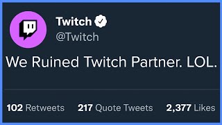 Why Becoming A Twitch Partner Means NOTHING
Twitch Partner is useless for streamers these days, and any Small Streamer who sets it as a goal REALLY misunderstands how the platform works.
In 2022, Twitch removed Ad Free Partner Viewing, confirmed a worse Sub split, removed exclusivity, and in general devalued Partnership.
Welcome to the Streaming Hot Takes of 2022!
🔴 BEST Overlays, Music, And More - OWN3D PRO For FREE:
https://bit.ly/TryOWN3DProFREE
🔴 Download FREE Animated Overlays From Our Discord:
https://bit.ly/FREEStreamOverlays
How To Grow On Twitch?
If you want to grow your Twitch stream, it is important to be critical. Being critical isn’t a bad thing, people say, “Oh don’t be so critical of yourself!”.
But there are a lot of things you can control and improve, such as your visuals, audio, and most importantly your content that you’re creating. Watch back your VoD and be honest with yourself, is it up to scratch. Does your mic sound good? Are you engaging? Is it easy to watch and enjoy or is there something that is off-putting? Be honest, push yourself to grow, and become a better entertainer!
Because at the end of the day, the only way you are going to grow your stream is by growing yourself and being critical in a positive way.
🕘Timestamps:
0:00 Twitch Partner Has Become Useless
1:04 Own3d Pro Sponsorship
1:50 Streaming Is Easy, Streamers Are Just Bad
3:05 Streaming Is EASIER Than A 9-5 Job
4:50 Streaming As A Job RUINS Streaming
5:33 Small Streamers Arent Underrated, Theyre Just Bad
7:28 Your Stream Community Is A Family
8:50 Shout Outs Are Literally Useless
10:05 Why External Platforms Dont Help You Grow
11:32 Dont Expect To Grow On A Platform You Dont Watch
13:00 You Should Stop Streaming In 2023
What Bitrate And Settings Should I Use For Streaming?
The easiest way to understand bitrate is by calling what it actually is, your upload speed to the Twitch servers.
Now you’ll need a higher bitrate depending on how high quality you want your stream to be, this means 1080p 60 frames per second will need a bitrate of 6000, which roughly equals 6megabits upload speed on your end being taken up
By lowering your resolution and framerate, you can make it a lot easier to stream, for example, if you set your base canvas size to 1920x1080, but change your output to 1280x720 otherwise known as 720p you drop down to only needing a bitrate of 4500 or 4.5megabits.
If you still want 1080, you can even just lower your framerate from 60fps to 30fps and then adjust to 4500bitrate.
For more information visit this Bitrate graph: https://stream.twitch.tv/
The style of this video is similar to Alpha Gaming and Gaming Careers in parts. A large influence on this series has come from content creators like Wild4games and Nutty.
🎬Watch our most recent videos:
https://bit.ly/RecentStreamVids
🎬 Playlists You Might Like:
https://bit.ly/StreamGuidesPlaylist
💬 Streaming Guides:
How To Stream On Twitch The A to Z Guide:
https://bit.ly/HowToStreamOnTwitch101
SOCIAL
🛠Gear Recommendations: http://bit.ly/EljayGearList
🐦Twitter: https://bit.ly/Streamtweets
💬Website: https://bit.ly/Streamscheme
🐦Go force Eljay to use Twitter: http://bit.ly/EljaysTweets
#twitch #growth #guide Why Becoming A Twitch Partner Means NOTHING