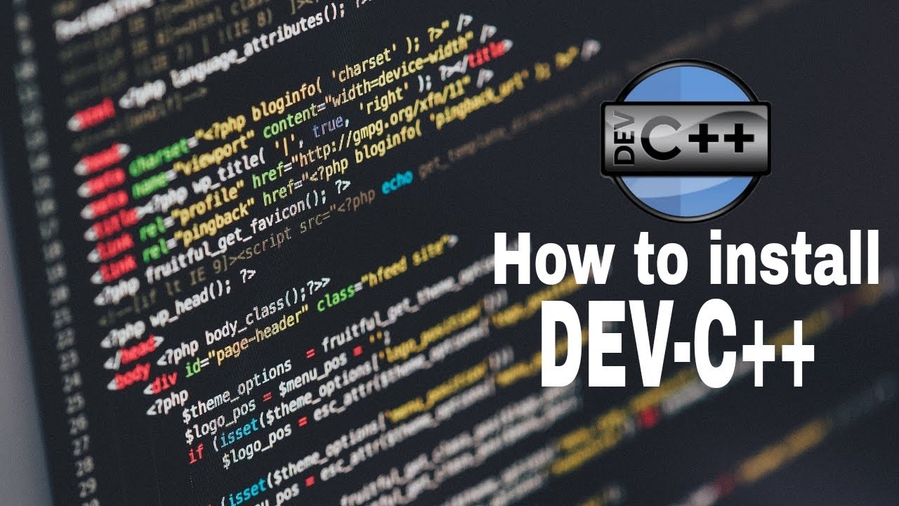 How to install Dev C++ - YouTube