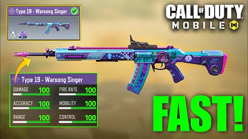 This "0 RECOIL" TYPE 19 Gunsmith Attachments! its BUFFED Season 2 in COD Mobile (BEST LOADOUT)