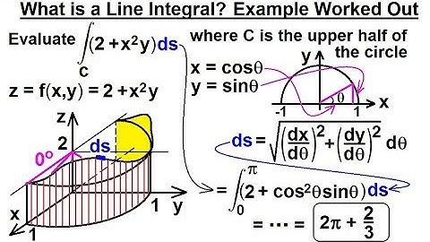 Calculus 3: Line Integrals (10 of 44) What is a Line Integral? [2+(x^2)y]ds Example (Worked Out)