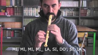 La saeta - Flauta dulce chords