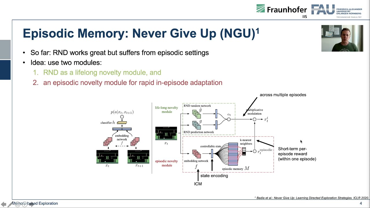 11.03 Exploration in DeepRL: Memory-based Exploration