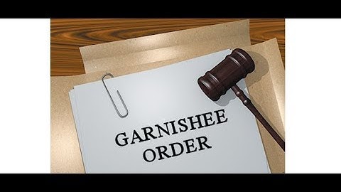 Do you have a Garnishee Order against your Salary?