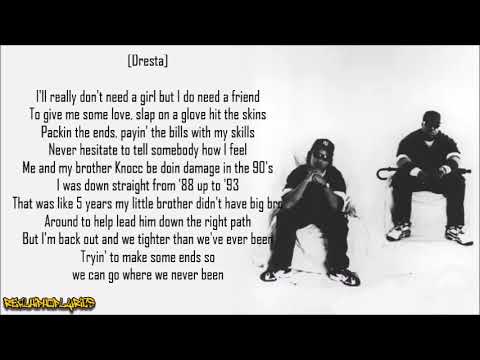 B.G. Knocc Out & Dresta - Real Brothas (Lyrics)