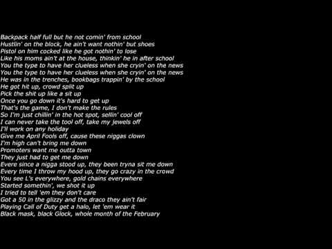 G Herbo (Lil herb) - Flex Freestyle 2017 (Official Screen Lyrics)