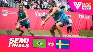 George/Andre vs. Åhman/Hellvig - Semi Final Highlights | Espinho 2024 #BeachProTour