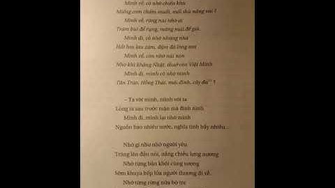 Phổ nhạc Việt Bắc - Tố Hữu cực hay (Ngữ Văn 12)