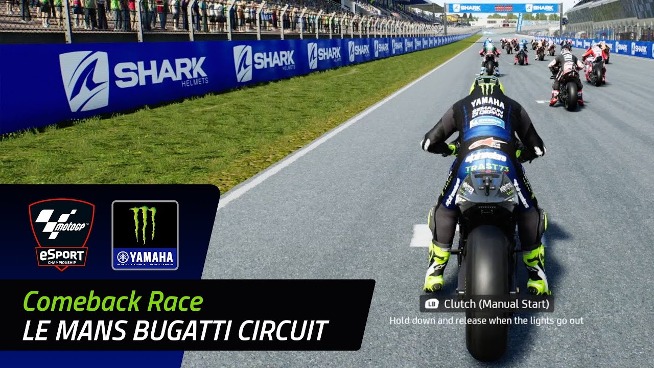 2022 MotoGP eSports | Le Mans Bugatti Circuit - YouTube