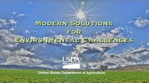 USDA -- Modern Solutions for Environmental Challenges