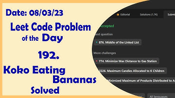 875 || Koko Eating Bananas || C++ || Leetcode Daily Challenge