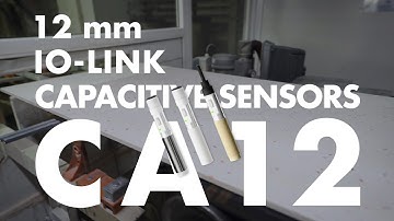 CA12..IO series: smart capacitive proximity sensor series with integrated IO-Link communication