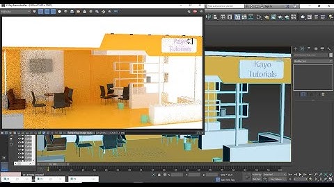 3DsMax Tutorials, Tutorial on 3D Modeling, Texturing & Lighting an Exhibition Stall in 3dsmax Part 5