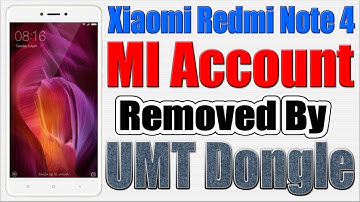Redmi Note 4 Mi Account Removed by Ultimate Multi Tool