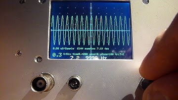 STM32 O Scope with integrated Sinus-Generator  AD9851