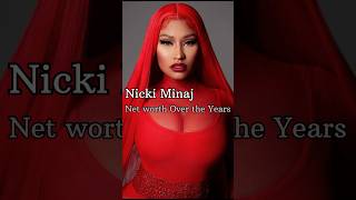 Nicki Minaj Networth Over the years.💸🧝🏾‍♀️#nickiminaj #hiphop #rap #shorts