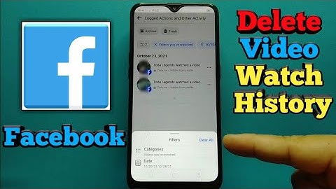 How to Delete Video Watch History from Facebook