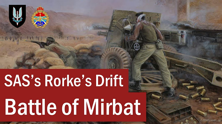 SAS's Rorke's Drift: Bitva o Mirbat | července 1972