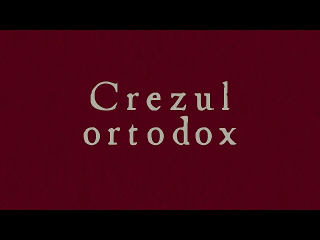 Crezul ortodox class=