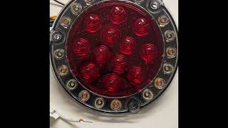 Maxxima LED stop/tail/backup w/ amber warning for service truck install