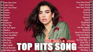 Billboard Hot 100 This Week - Top 40 Songs of 2023 2024 - Adele, Ed Sheeran, Maroon 5, Dua Lipa #18T