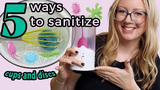 5 Ways to Sanitize Menstrual Cups and Discs | Free and $$$