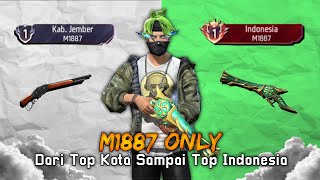 Namatin Weapon Glory Free Fire Dari Top Kota Sampai Top Indonesia M1887 - BR Ranked