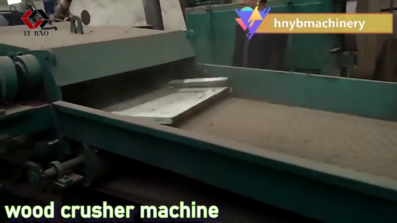 wood crusher machine - YouTube