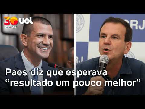 Eduardo Paes settles for second place in runoff against Ruas: 'I was expecting a slightly better ...