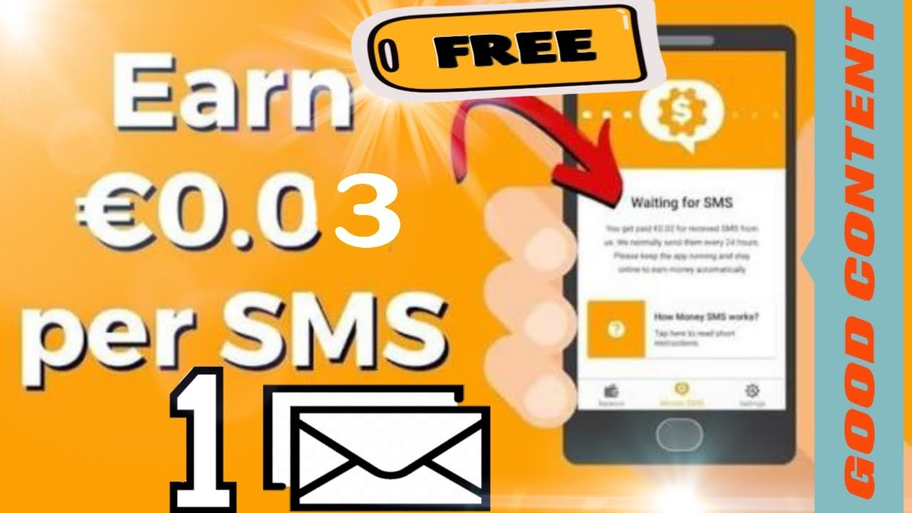 تطبيق رسمي يدفع المال مقابل SMS💰دون مجهود و بدون رأس مال (شرح Money SMS)