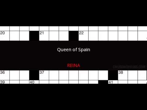 Queen Of Spain Crossword Clue Solution